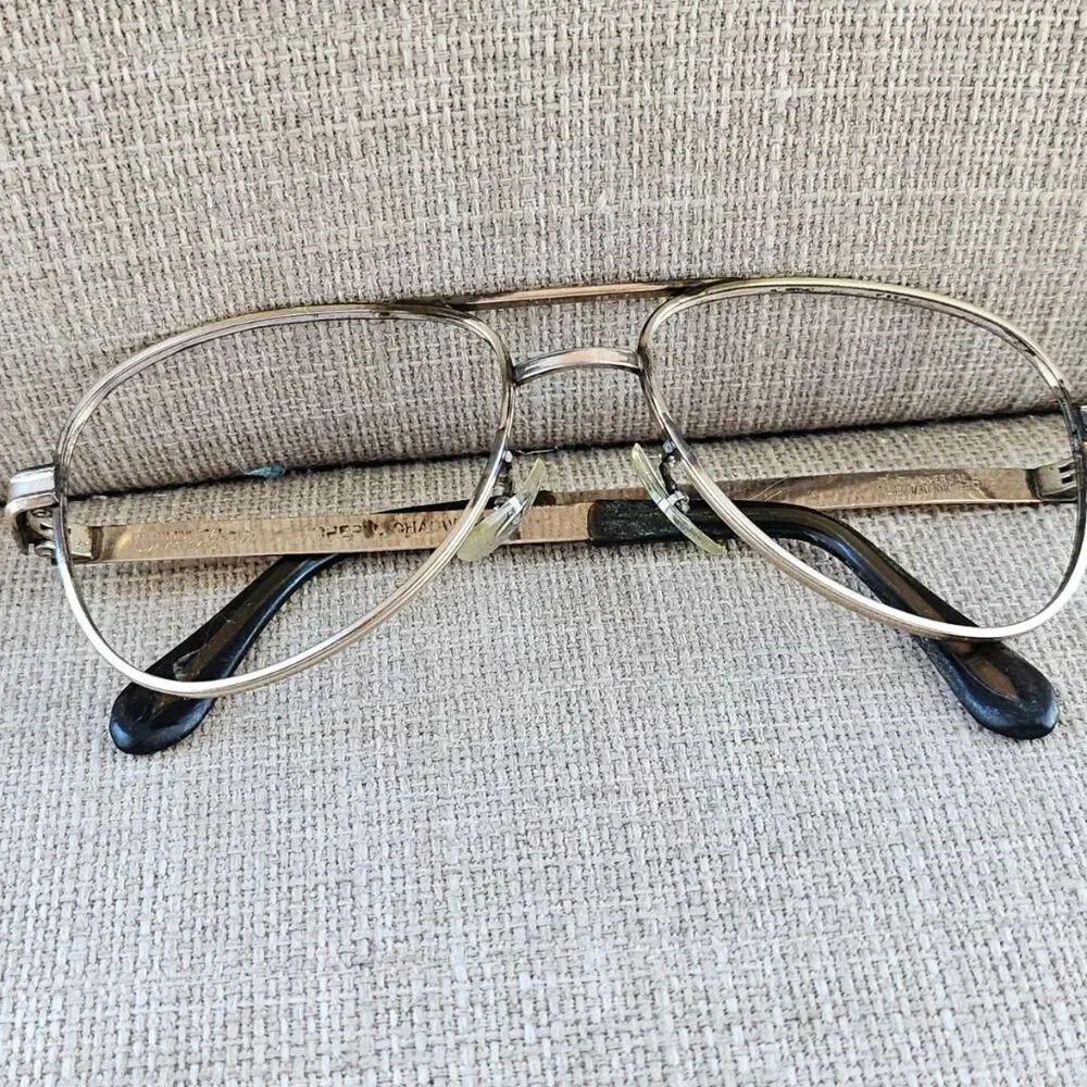 Universal Men Vintage Eyeglasses/Sunglasses Frame Gold Tone 10KRGP 5 1/2 - Picture 4 of 13